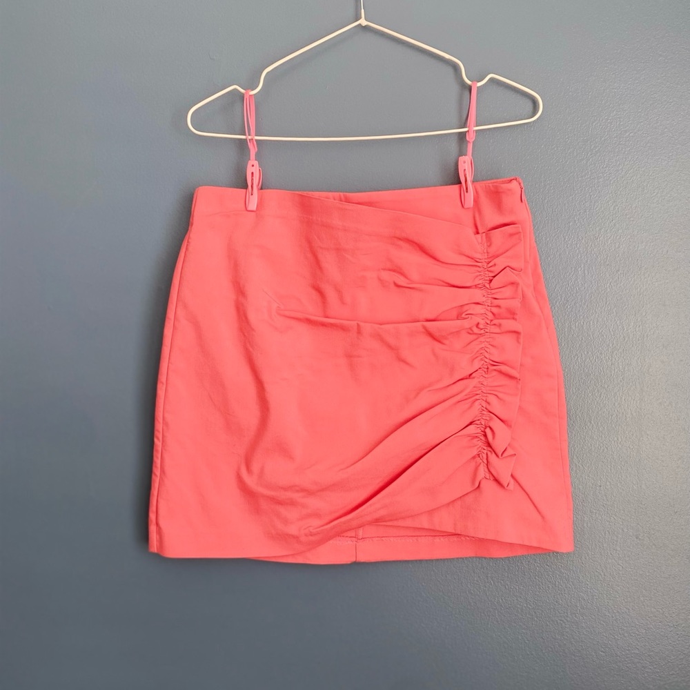 Ruffled mini skirt